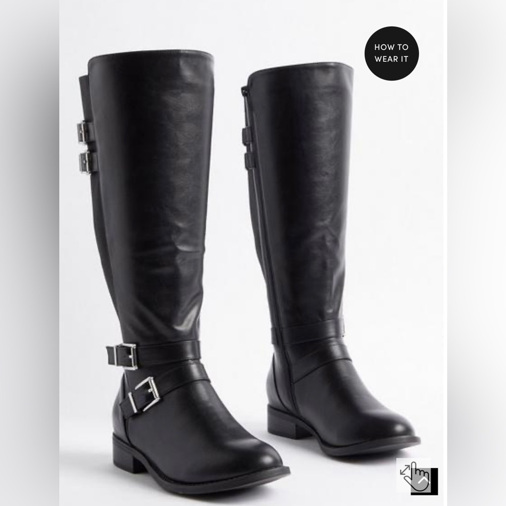 Buckle Knee Boot (WW)